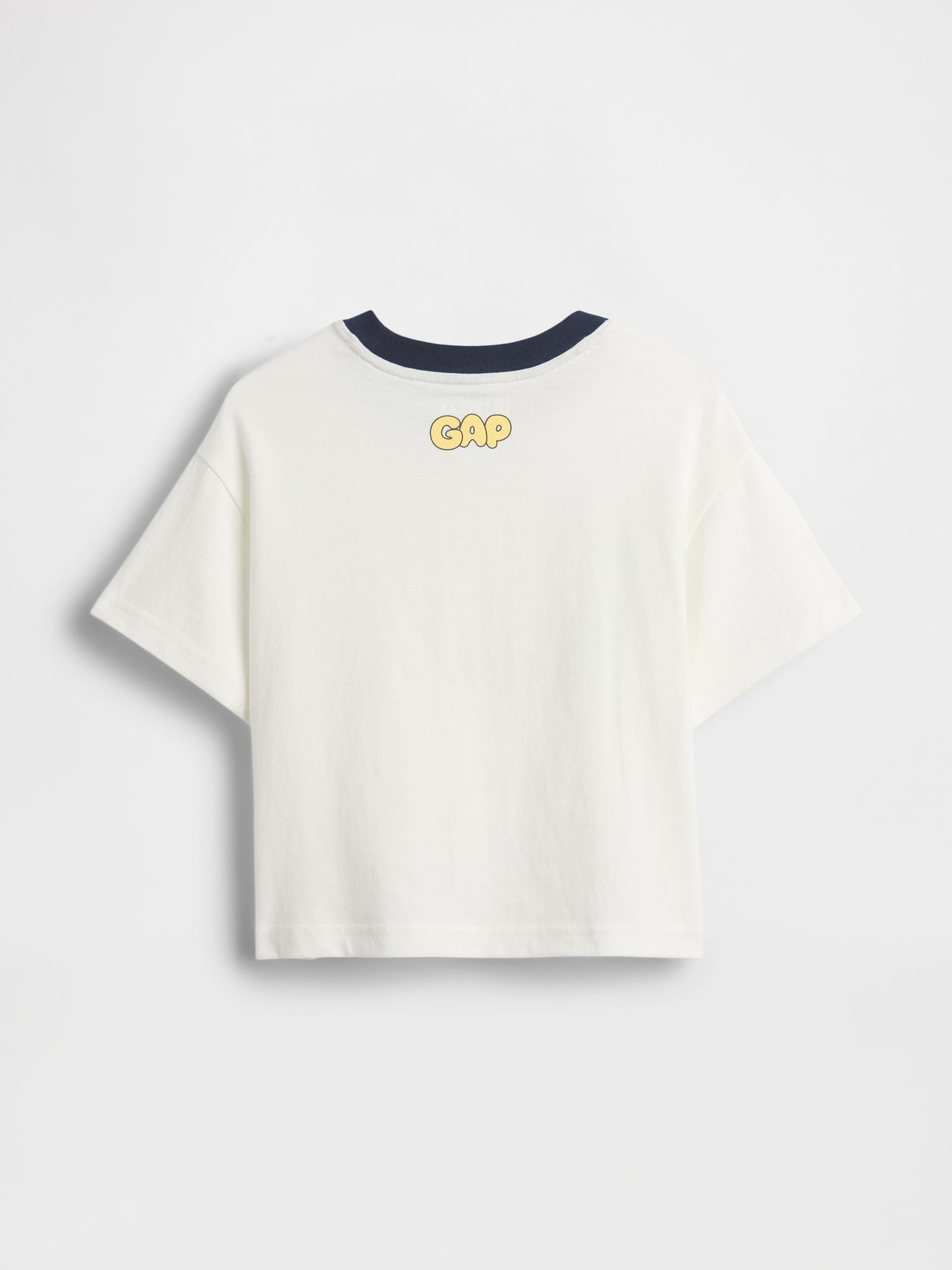 Beyaz Oversized Grafik Baskılı T-shirt