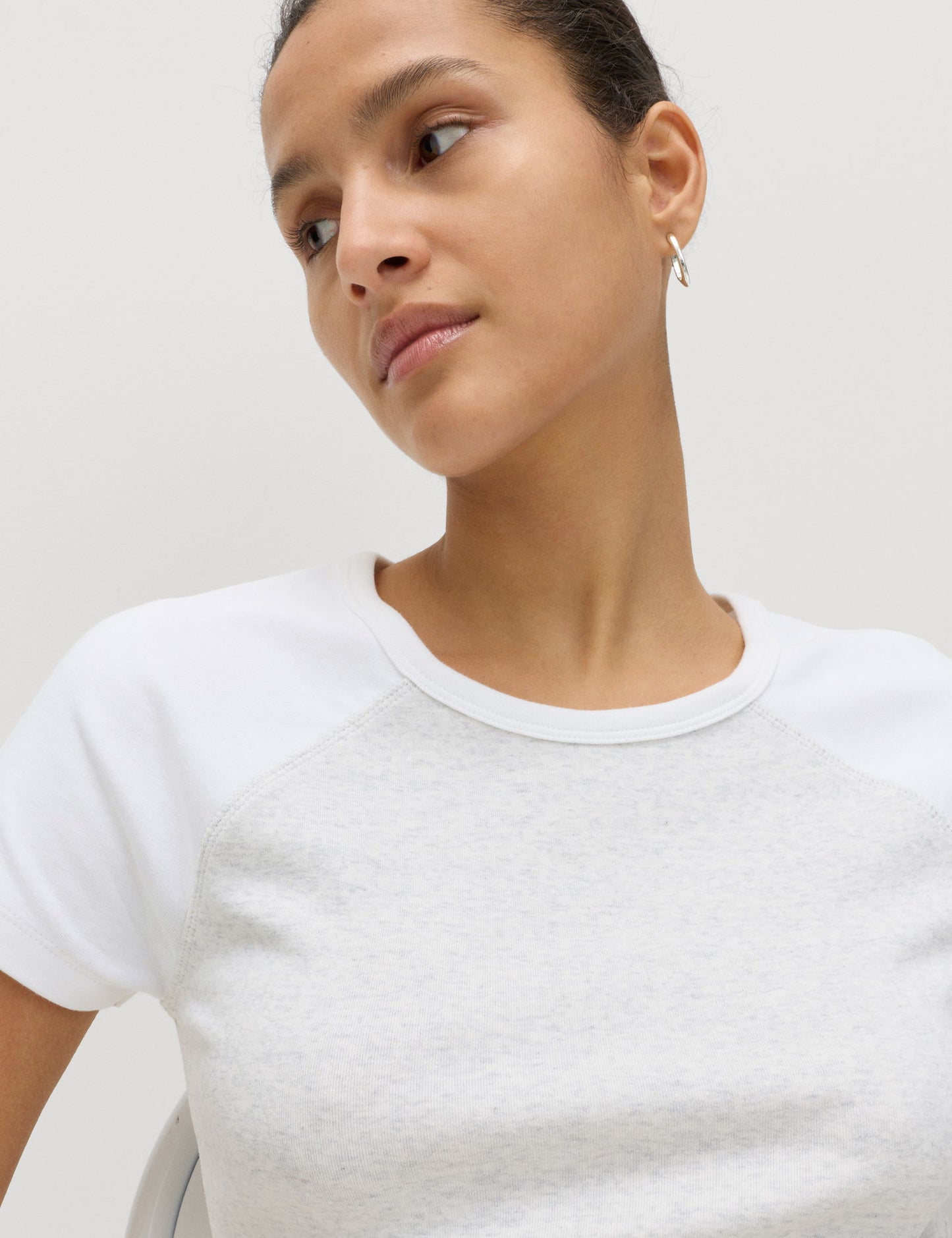 Kısa Kollu Pamuklu T-shirt