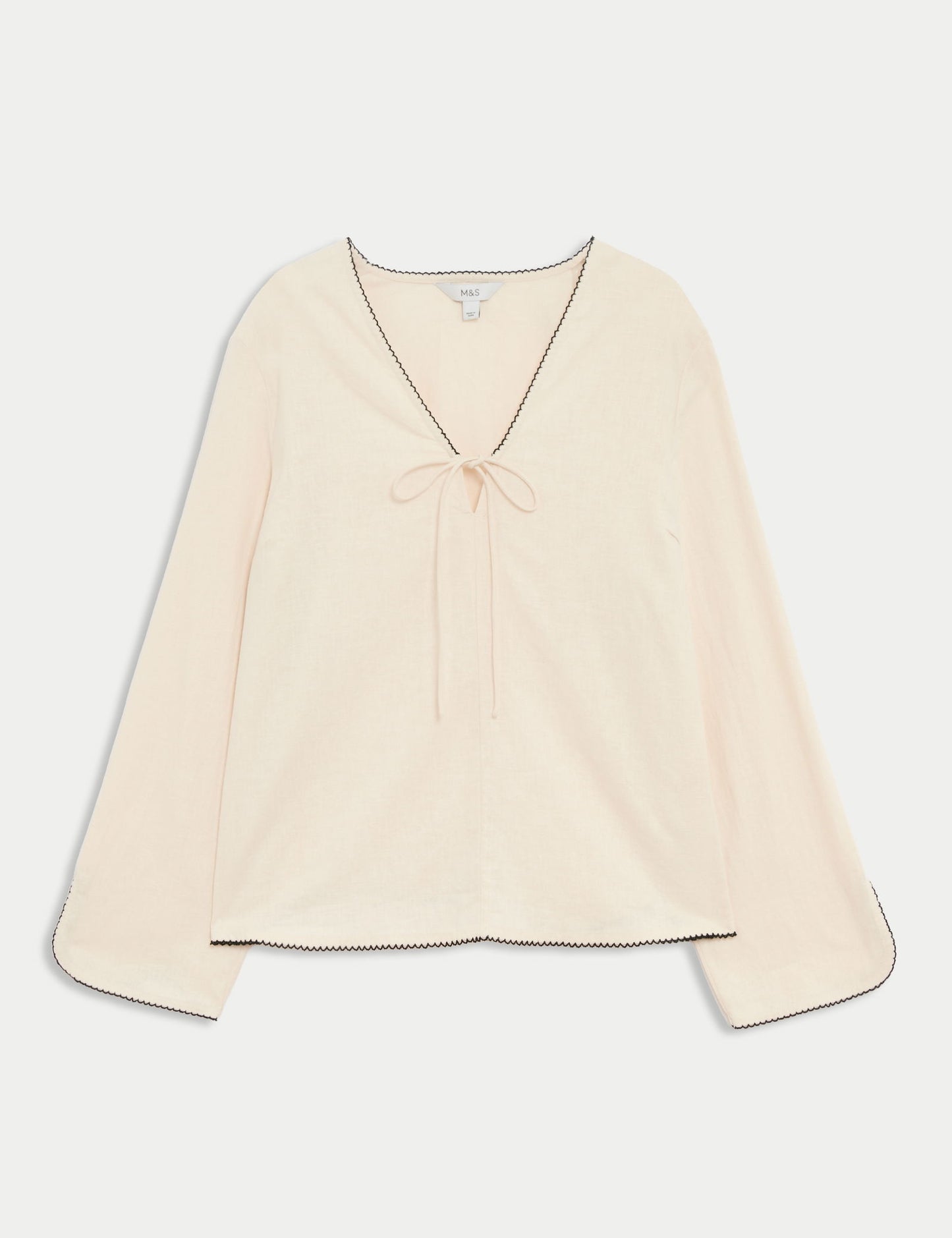 Saf Pamuklu Çizgili Boxy T-shirt