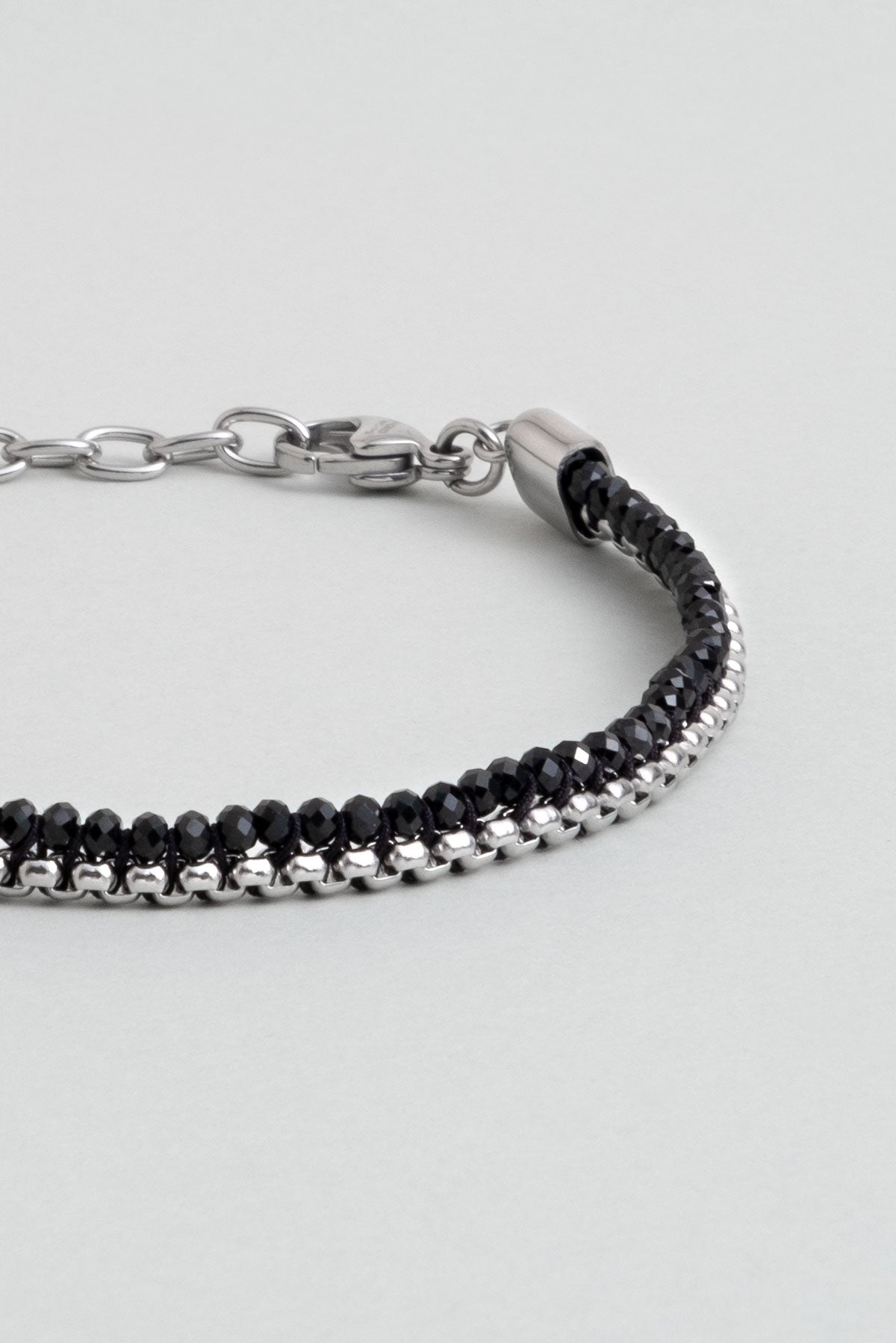 Spinel Taşlı 22 Cm Çelik Erkek Bileklik 02439870299