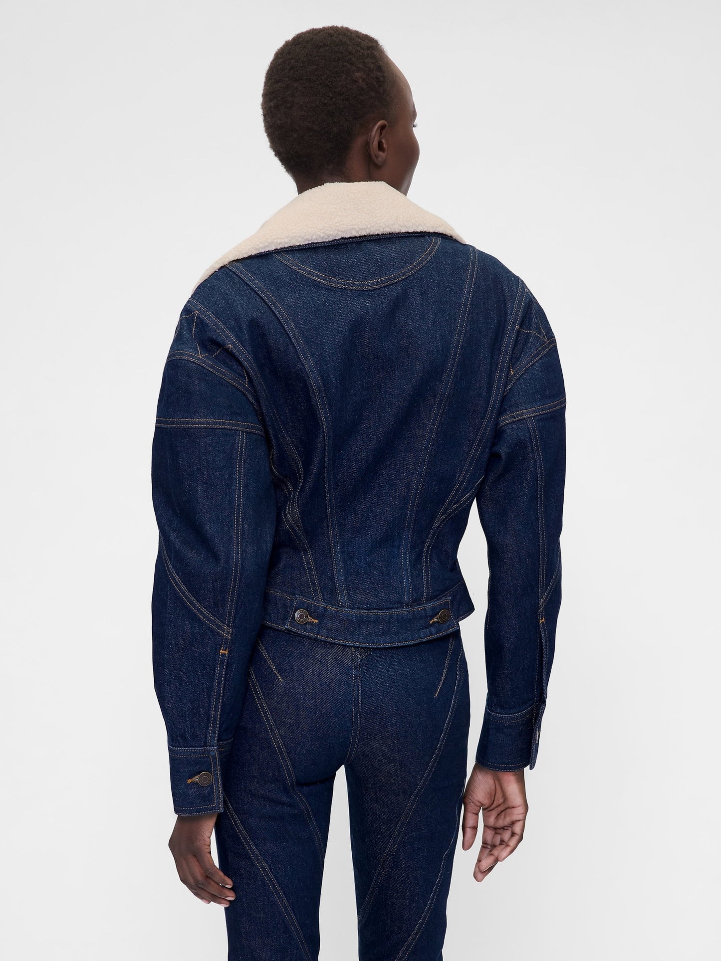 Lacivert Gapstudio Seamed Icon Denim Ceket