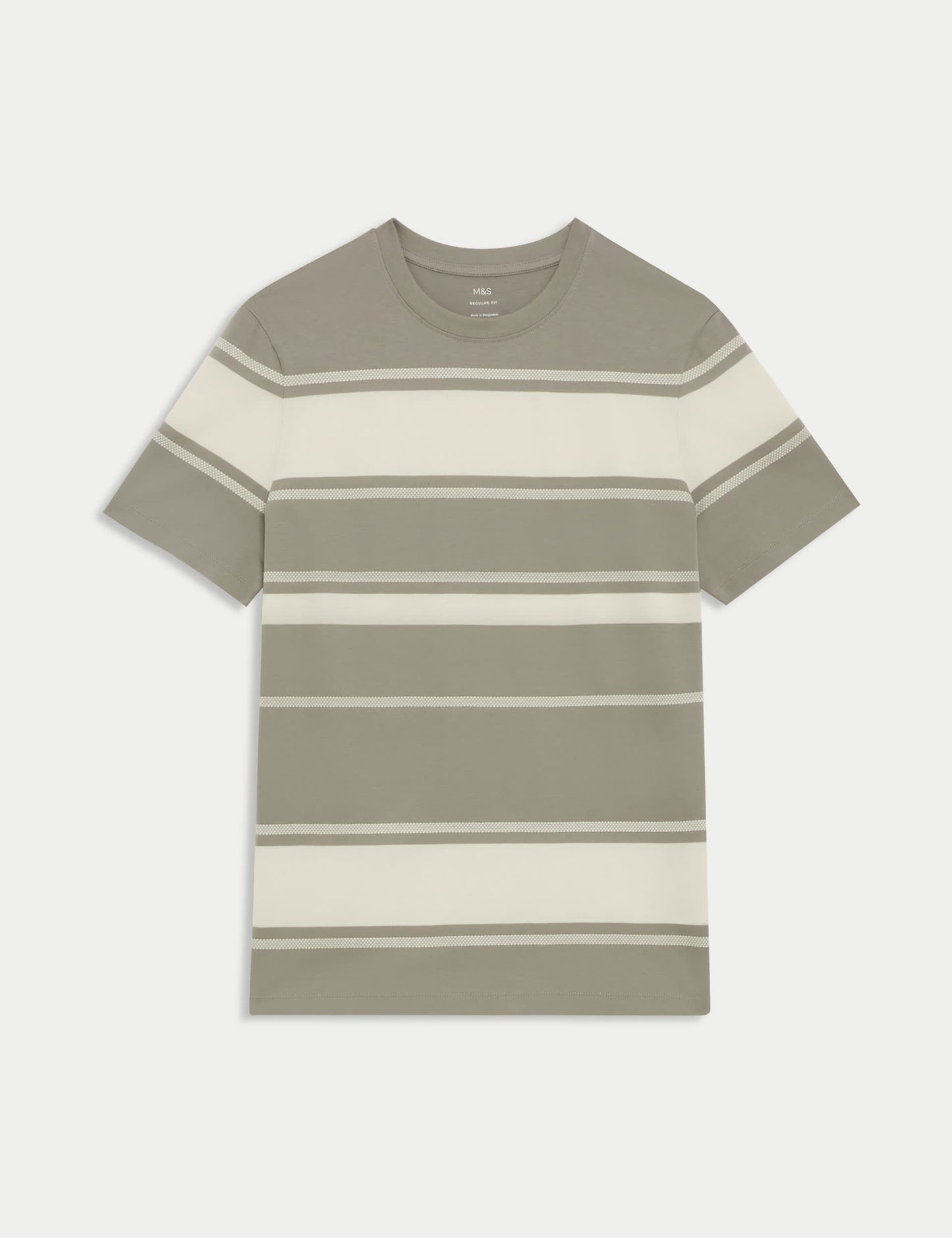 %100 Pamuklu Çizgili T-shirt
