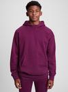 Pembe Oversize Kapüşonlu Sweatshirt