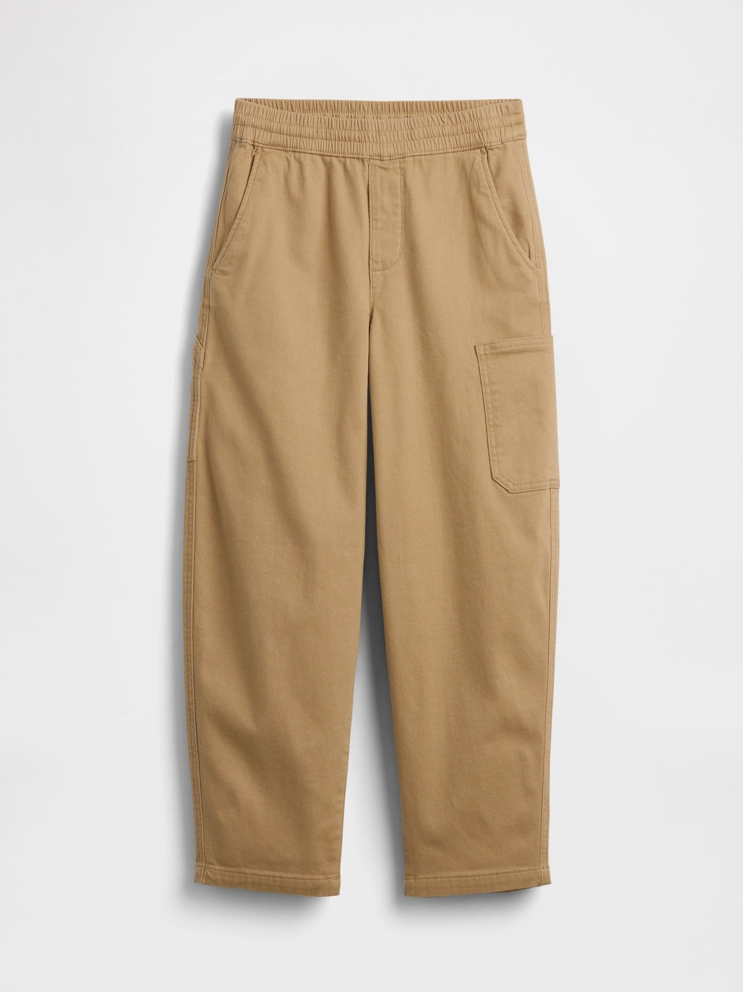 Kahverengi Kids Brushed Kolay Kargo Pantolon