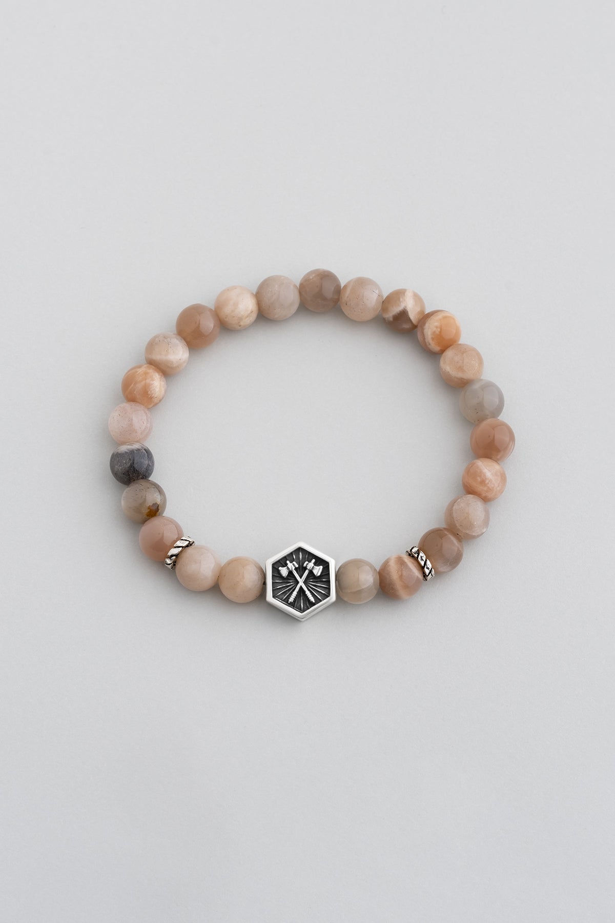 Attila'nın Kılıcı Gümüş Güneş Taşlı Ayarlanabilir Erkek Bileklik 07273660399