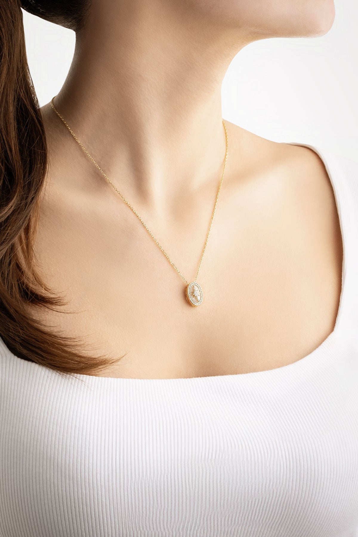 Mirasın Izinde 18 Ayar Sarı Altın Kaplama 45 Cm Gümüş Yıldız Kolye 07301204644