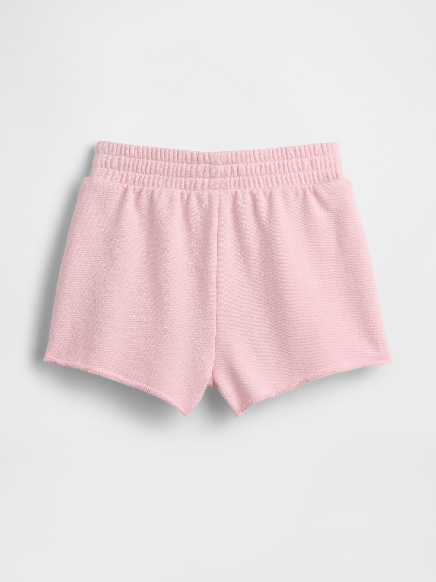 Açık Pembe Pull-on Fransız Havlu Kumaş Şort