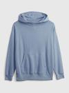 Pembe Oversize Kapüşonlu Sweatshirt