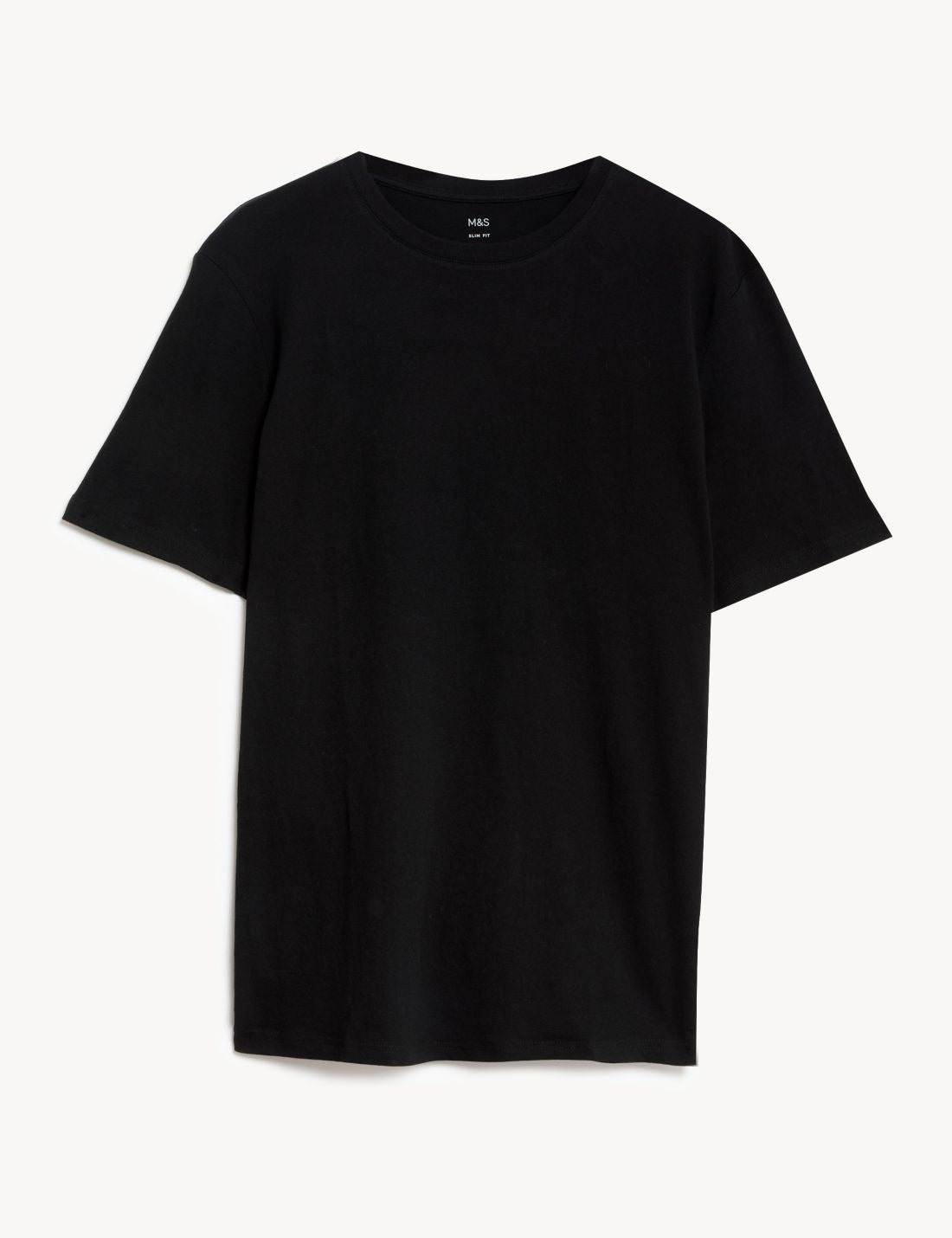 Saf Pamuklu Kısa Kollu T-shirt