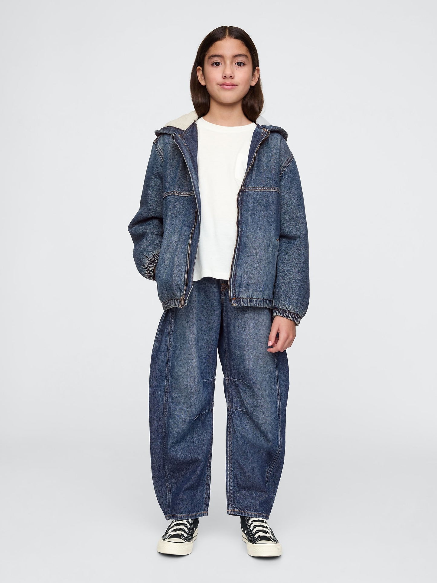 Koyu Mavi Horseshoe Jean Pantolon