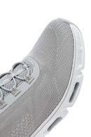 Skechers Kadın Gri Glide Step Gratify Bağcıklı Kumaş Sneaker