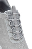 Skechers Kadın Gri Glide Step Gratify Bağcıklı Kumaş Sneaker