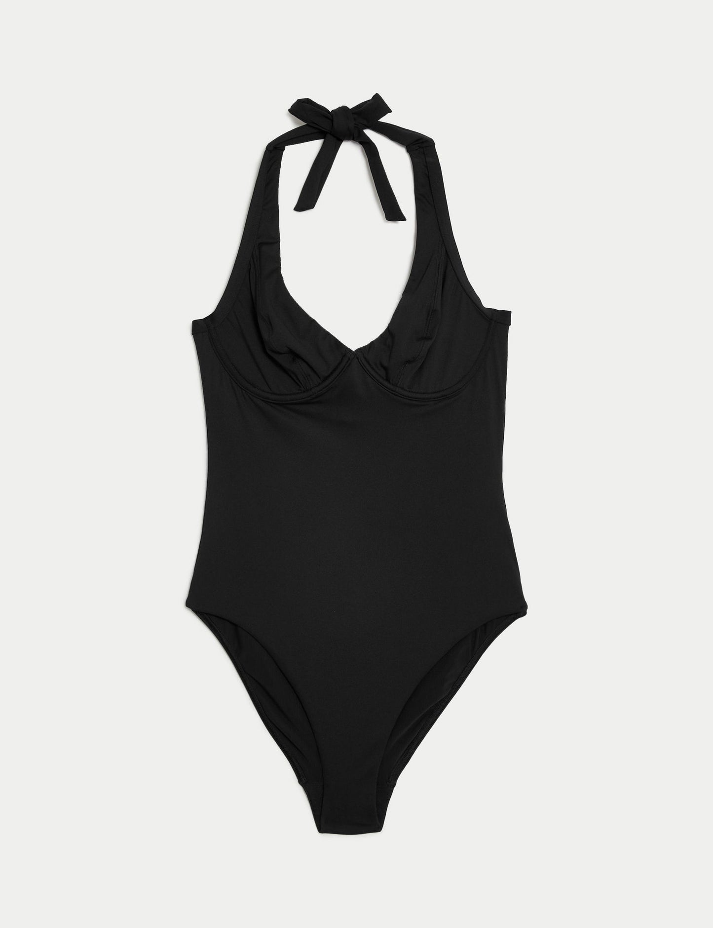 Regular Fit Halter Yaka Mayo