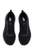 Skechers Kadın Siyah Bobs Squad Chaos - Face Off Bağcıklı Sneaker