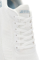 Skechers Kadın Beyaz Bobs Squad Chaos Bağcıklı Sneaker