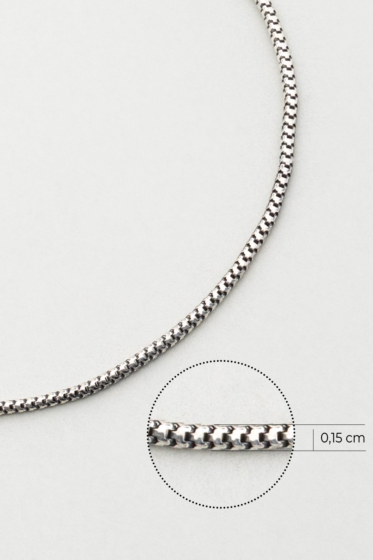 Minimal Tasarım Oksitli 21 Cm Gümüş Erkek Bileklik 1172673799