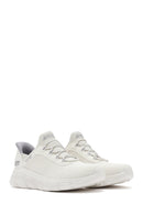 Skechers Kadın Beyaz Bobs B Flex - Fan Fav Kalın Tabanlı Kumaş Sneaker