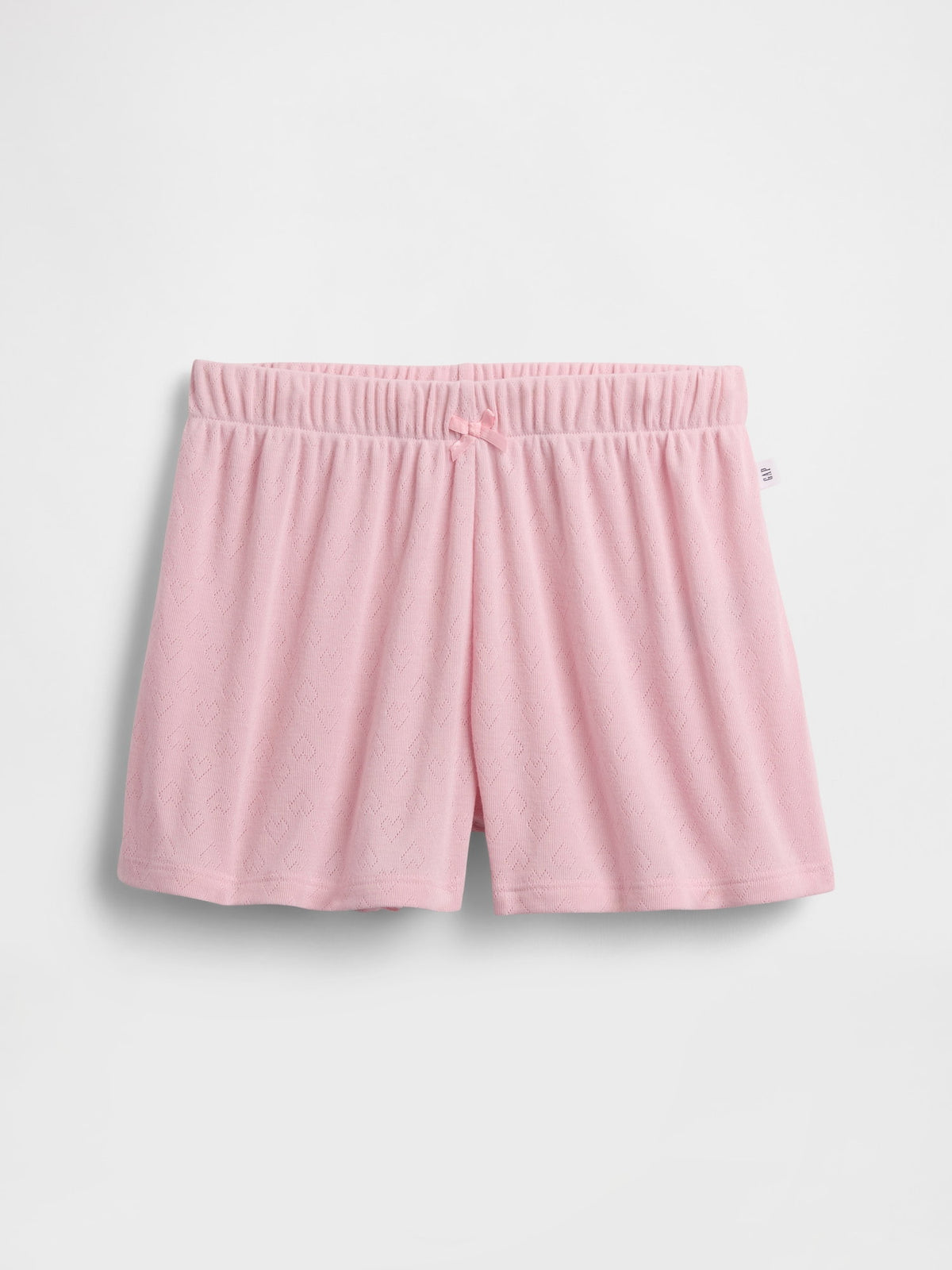 Pembe Recycled Pointelle Pijama Şort