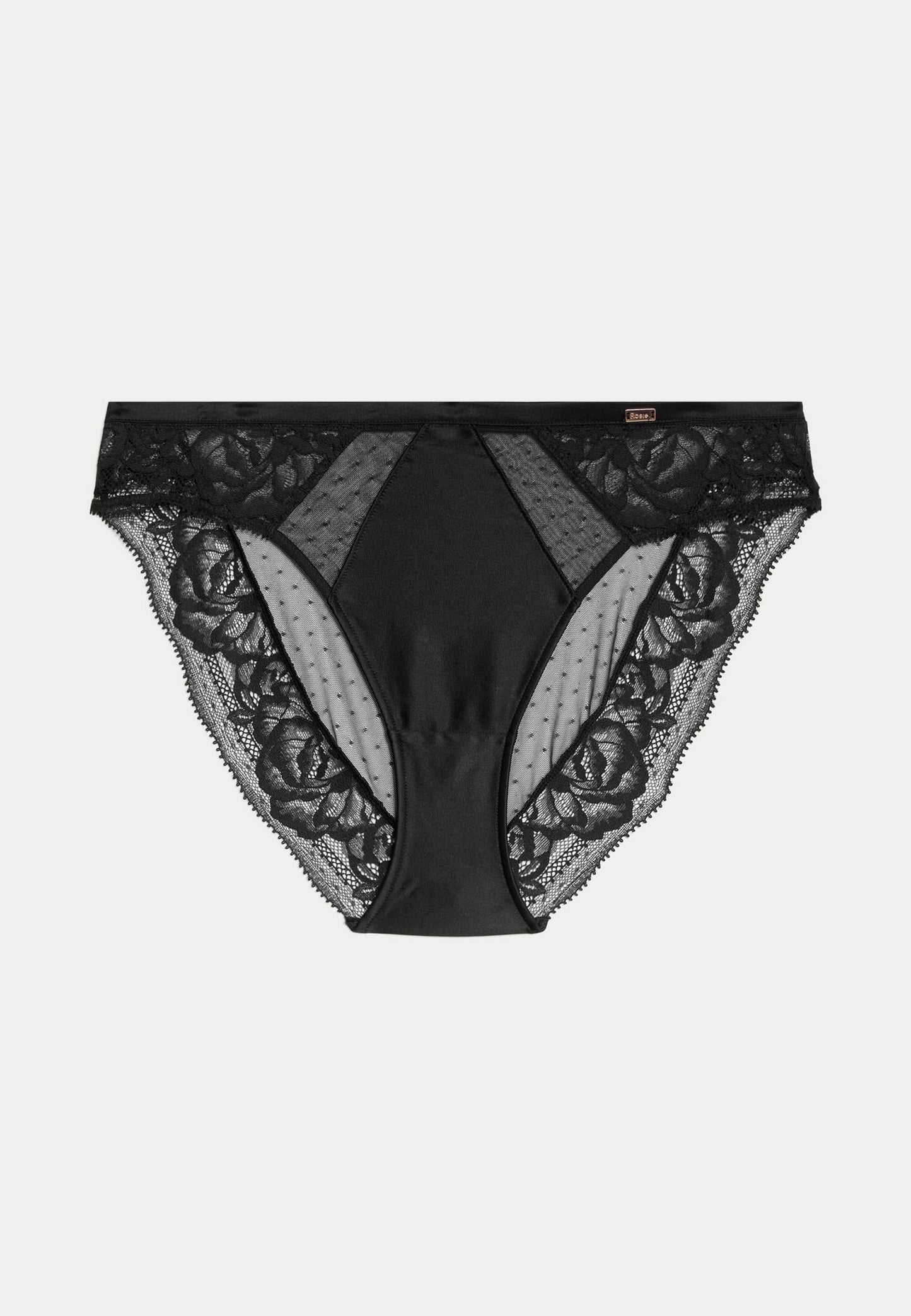 Dantel Detaylı Ipek High Leg Külot