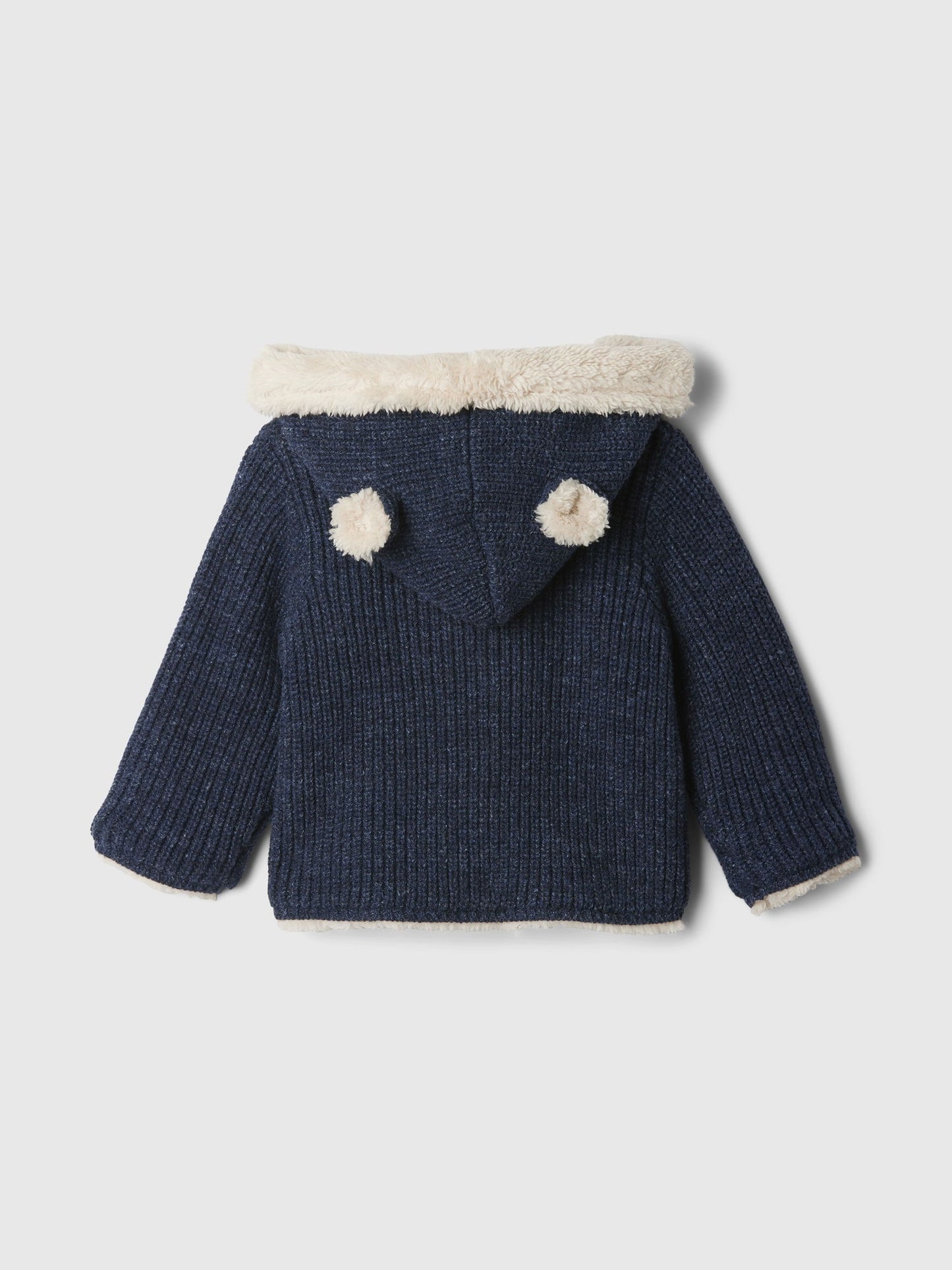 Mavi Cozy Ayıcık Detaylı Hırka