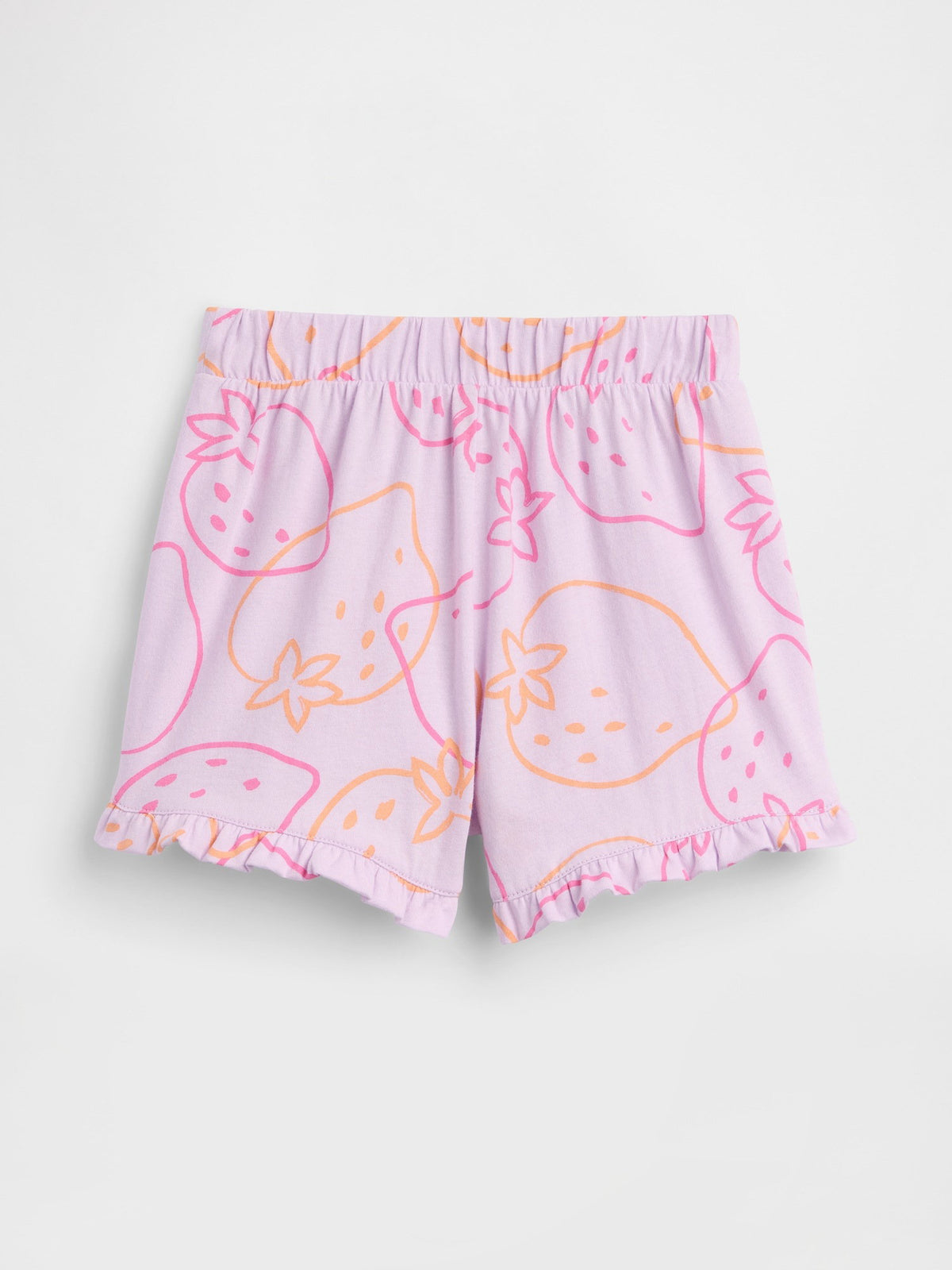Açık Yeşil Pull-on Baskılı Şort