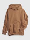 Pembe Oversize Kapüşonlu Sweatshirt