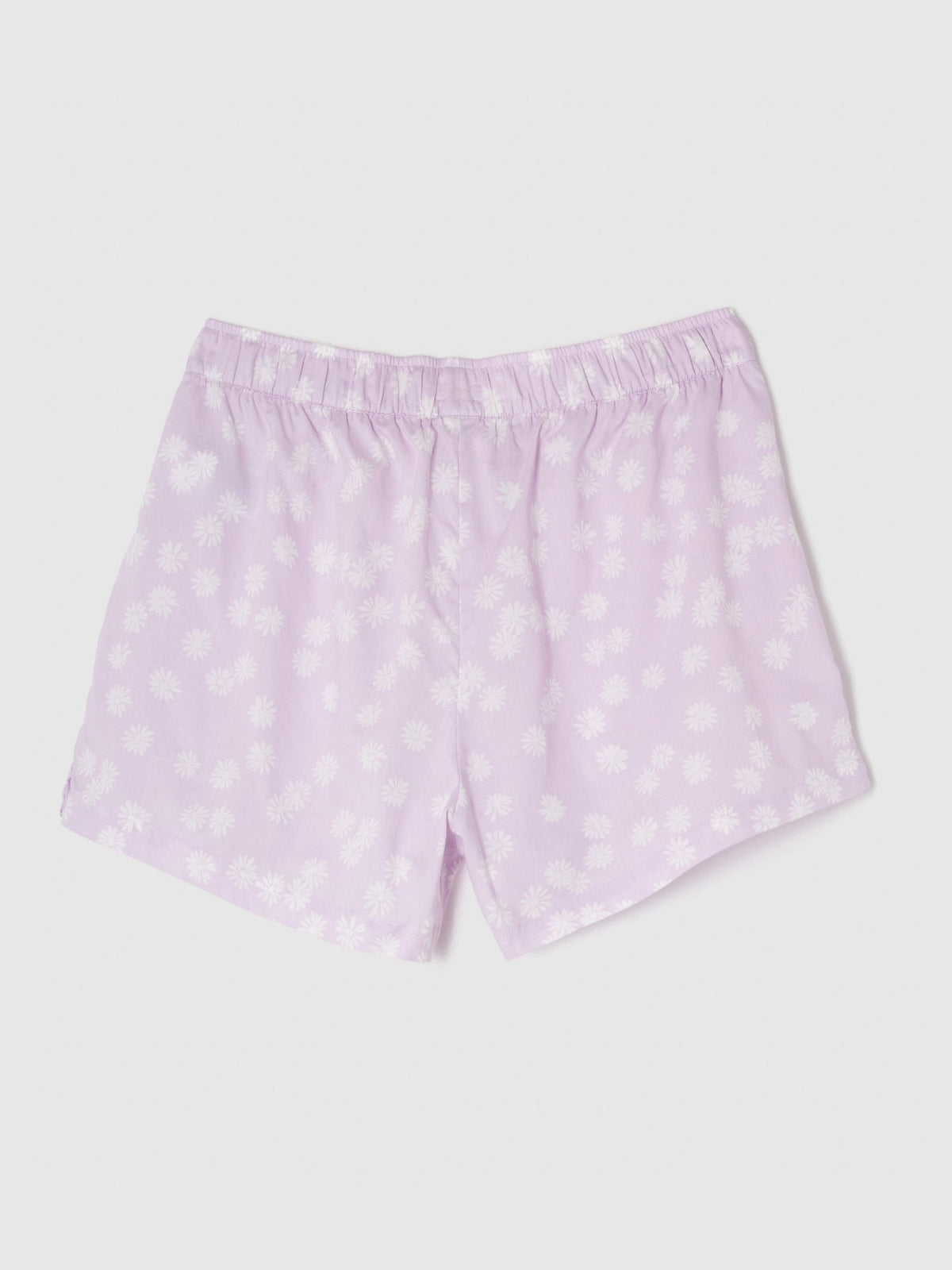 Lila Poplin Pijama Altı