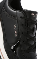 Skechers Kadın Siyah Fine Shine Kalın Tabanlı Sneaker
