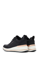 Skechers Kadın Siyah Fine Shine Kalın Tabanlı Sneaker