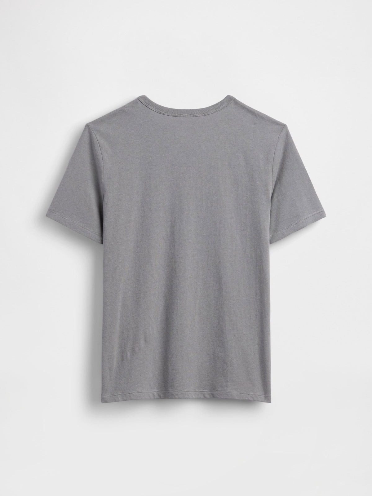 Gri Grafik Baskılı T-shirt