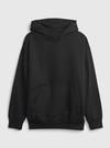 Pembe Oversize Kapüşonlu Sweatshirt