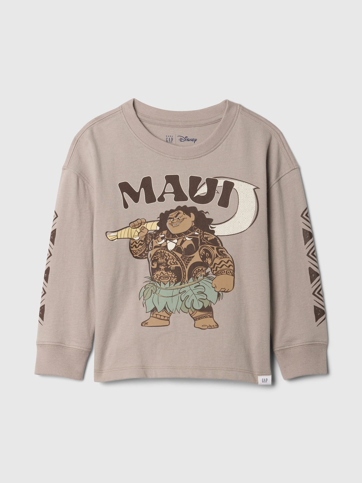 Kahverengi Gap × Disney Moana Grafikli T-Shirt