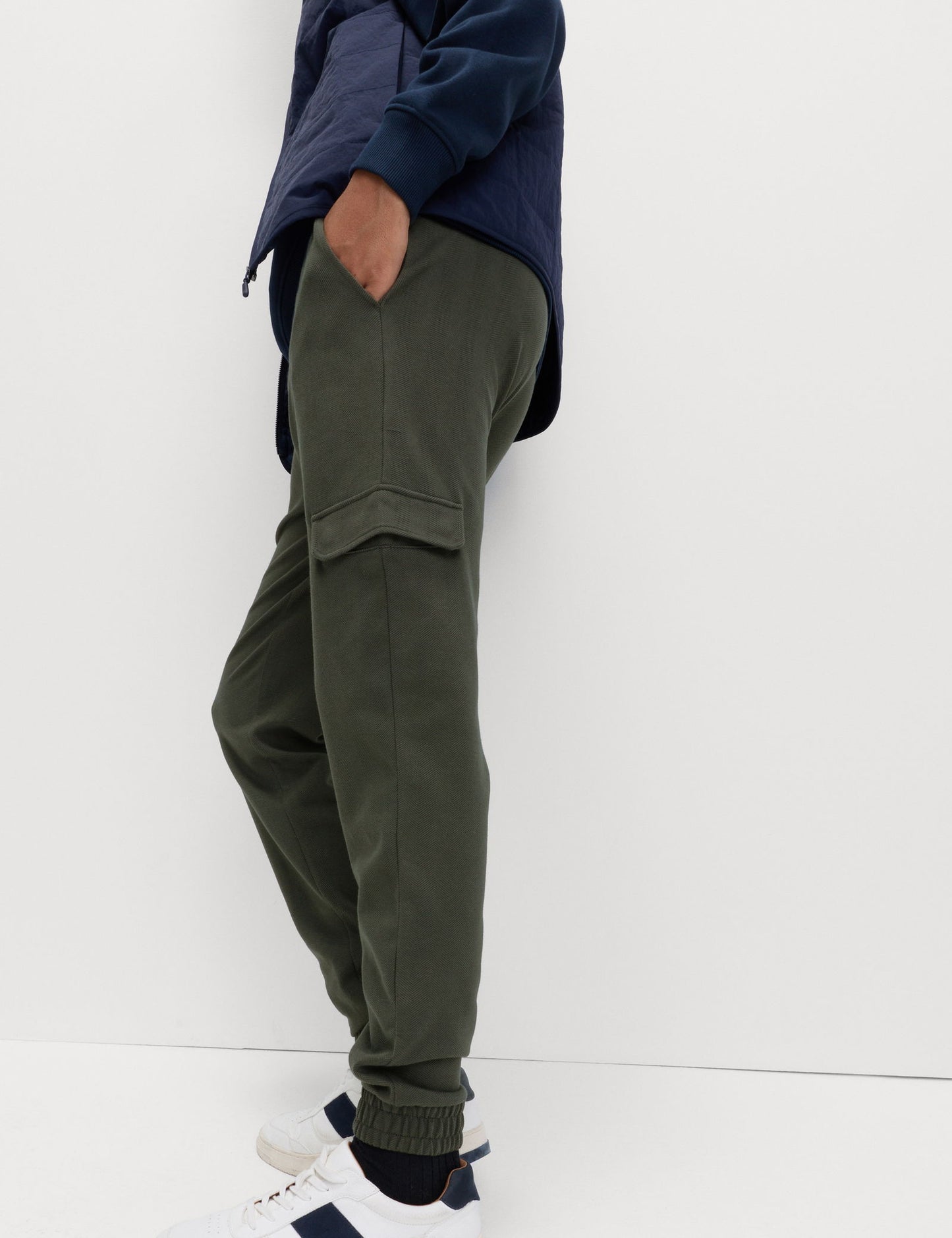 Pamuk Karışımlı Cargo Jogger Pantolon