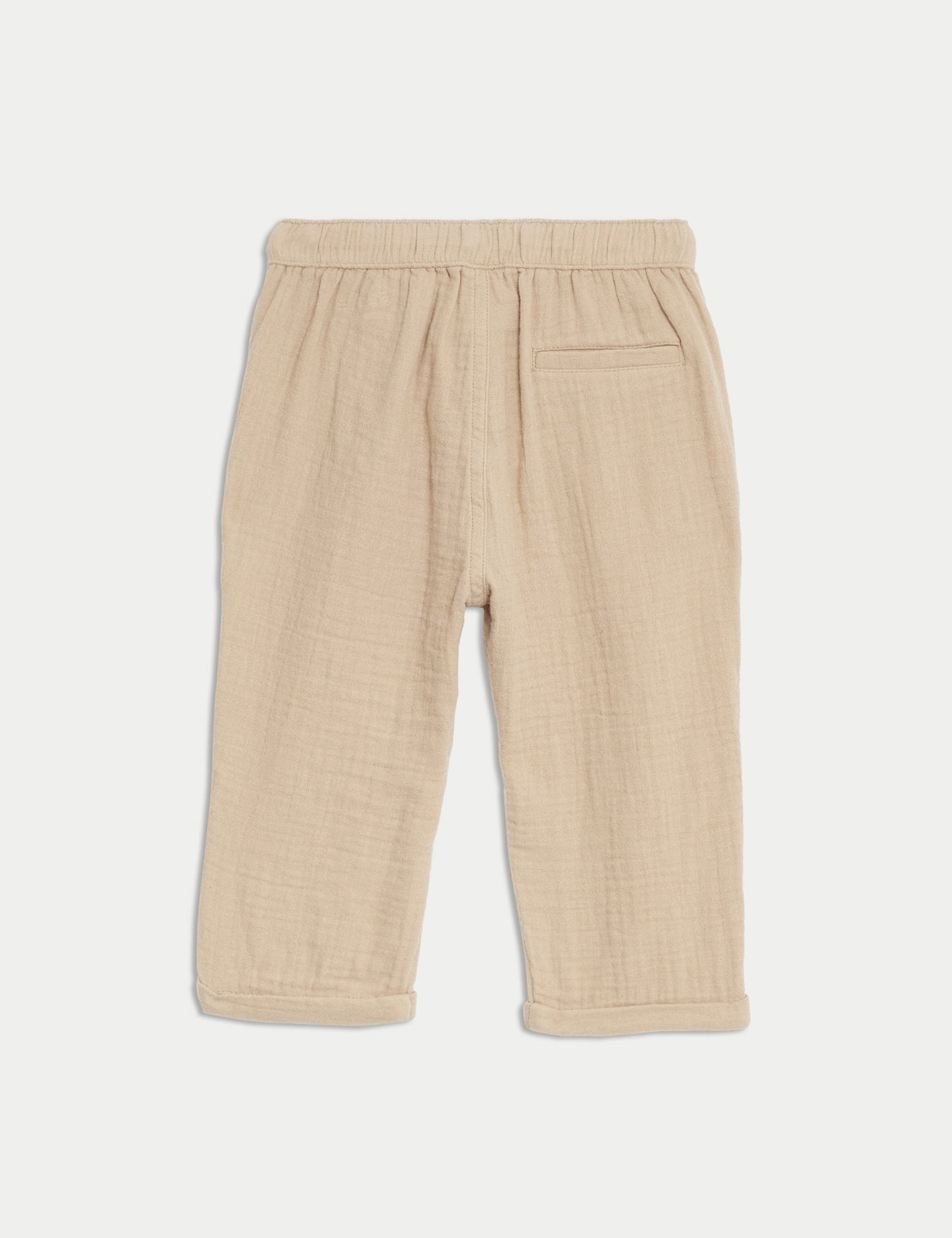 Saf Pamuklu Regular Fit Pantolon (0-3 Yaş)