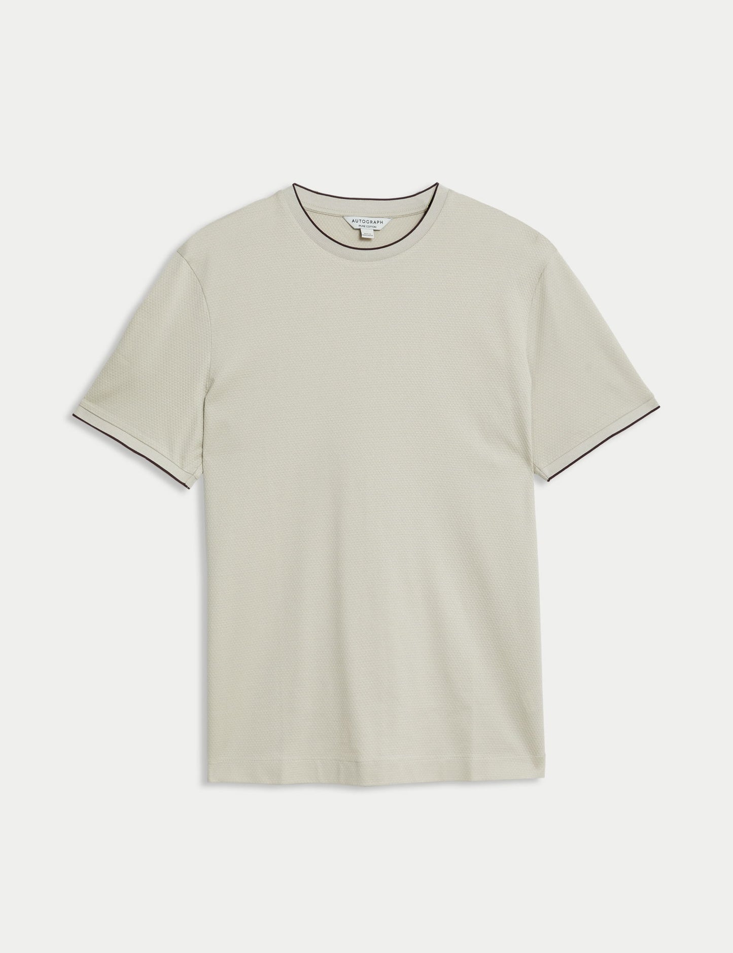 Saf Pamuklu Kısa Kollu T-shirt
