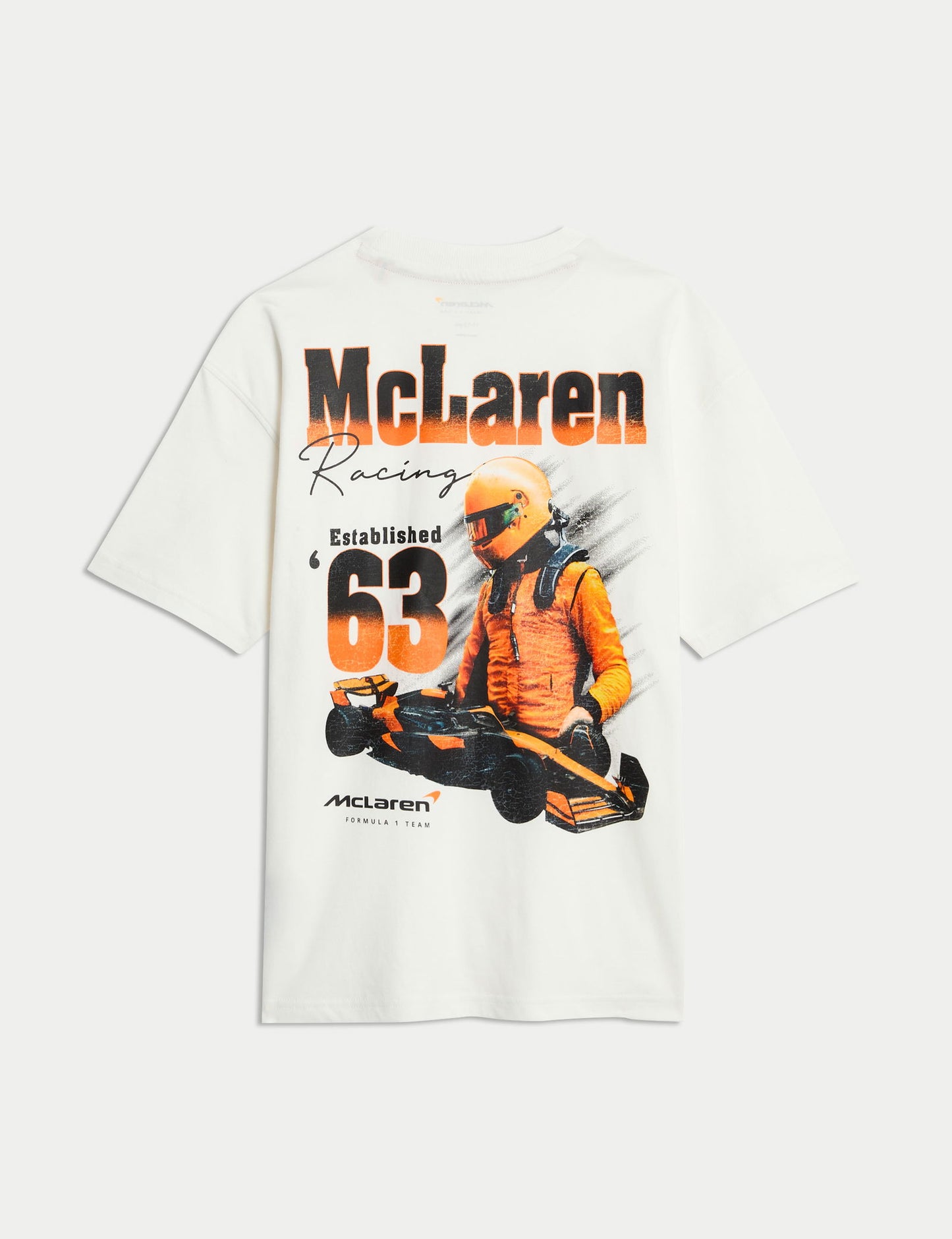 Saf Pamuklu Mclaren F1 Takımı T-shirt (2–16 Yaş)