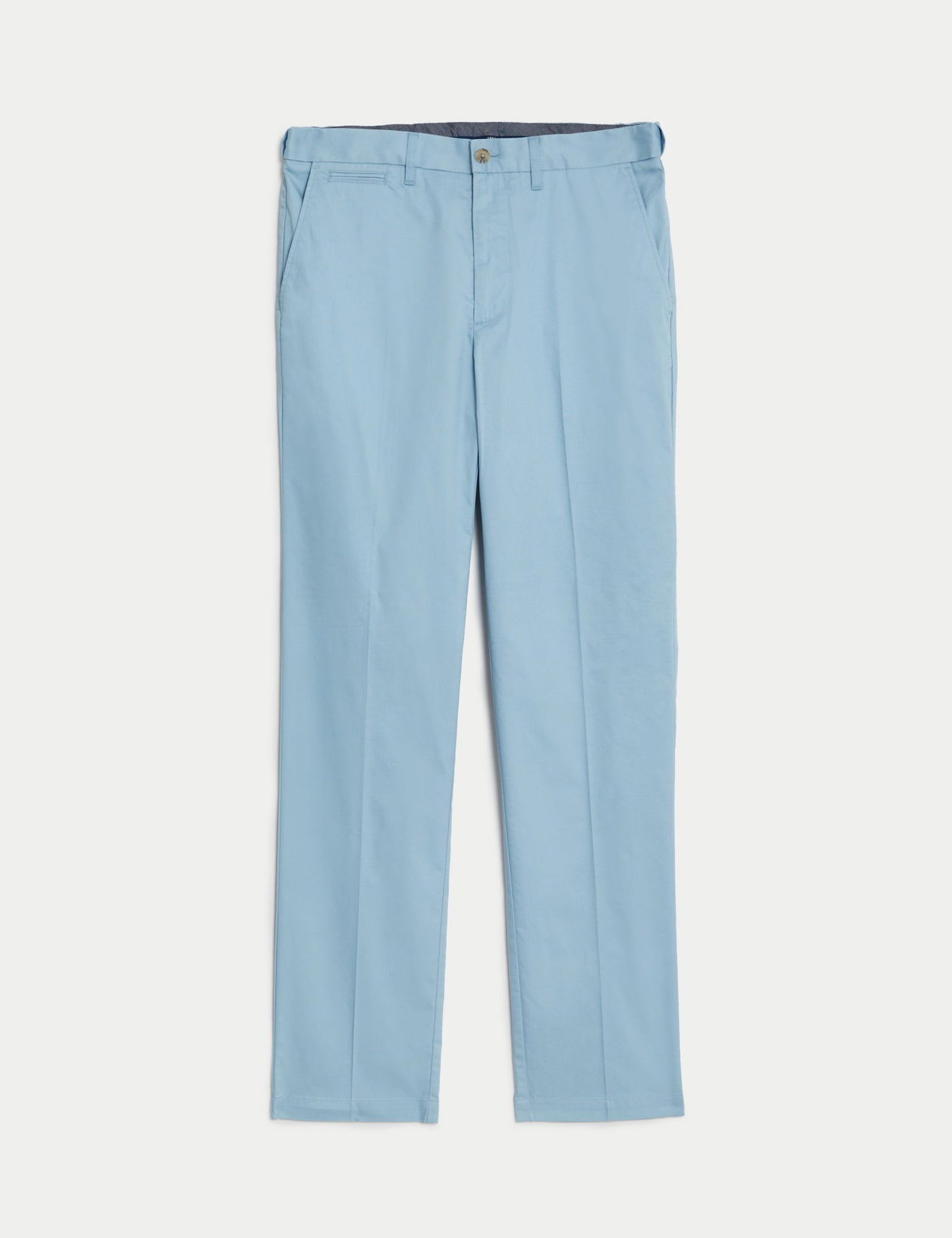 Regular Fit Hafif Dokulu Chino Pantolon