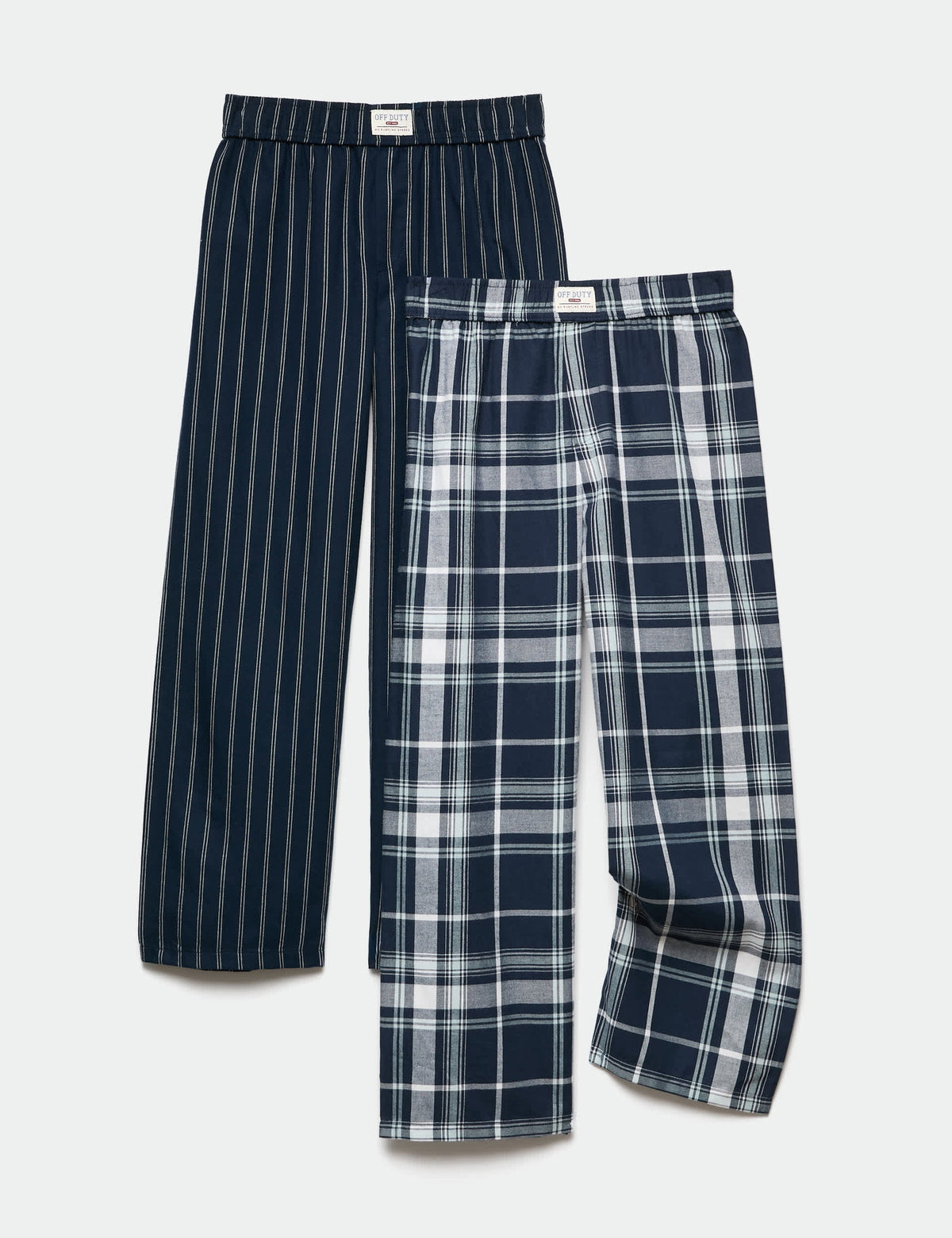 Saf Pamuklu Pijama Altı 2'li Set