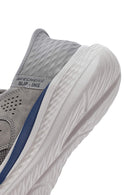 Skechers Erkek Gri Slade Bağcıklı Kalın Tabanlı Kumaş Sneaker
