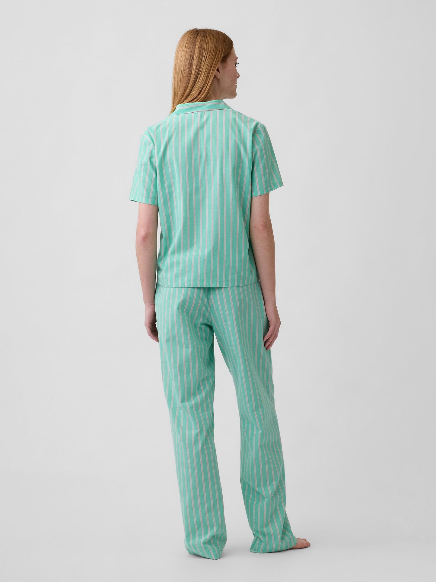 Açık Yeşil Poplin Pijama Altı