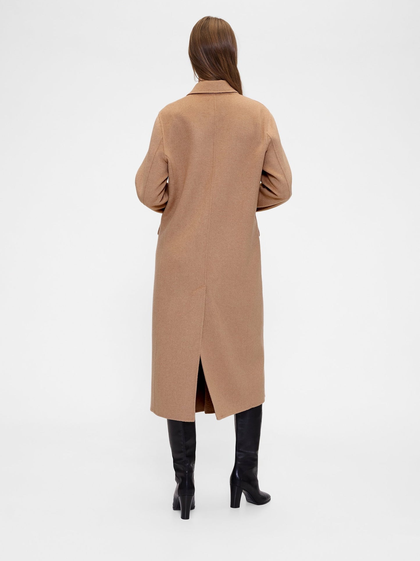 Açık Kahverengi Gapstudio Wool-blend Double-breasted Palto