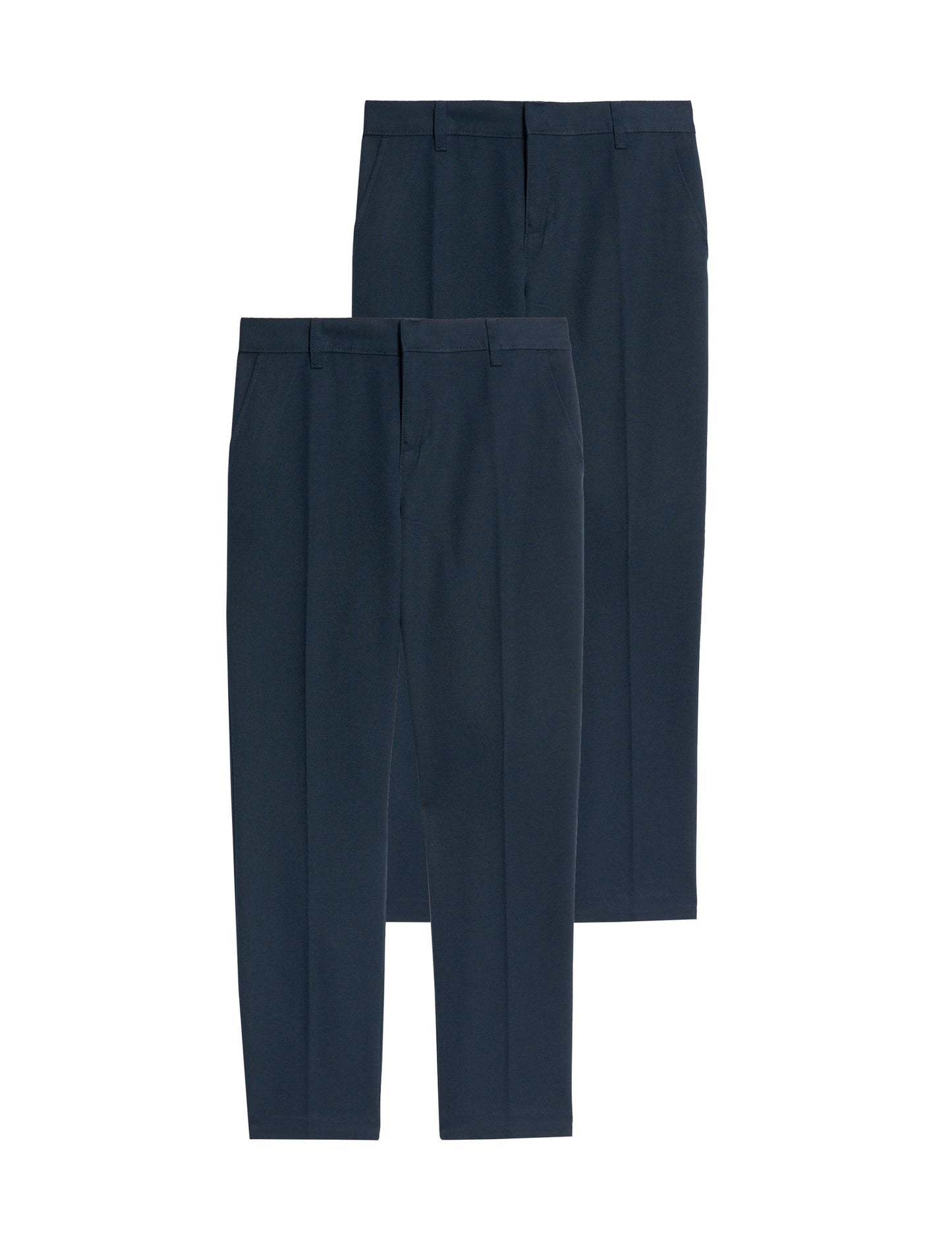 2’li Paket Unisex Ince Paça Okul Pantolonu (2–18 Yaş)
