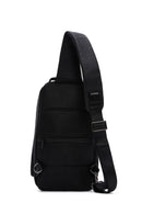 D-pack Erkek Siyah Teknolojik Kumaş Çapraz Çanta