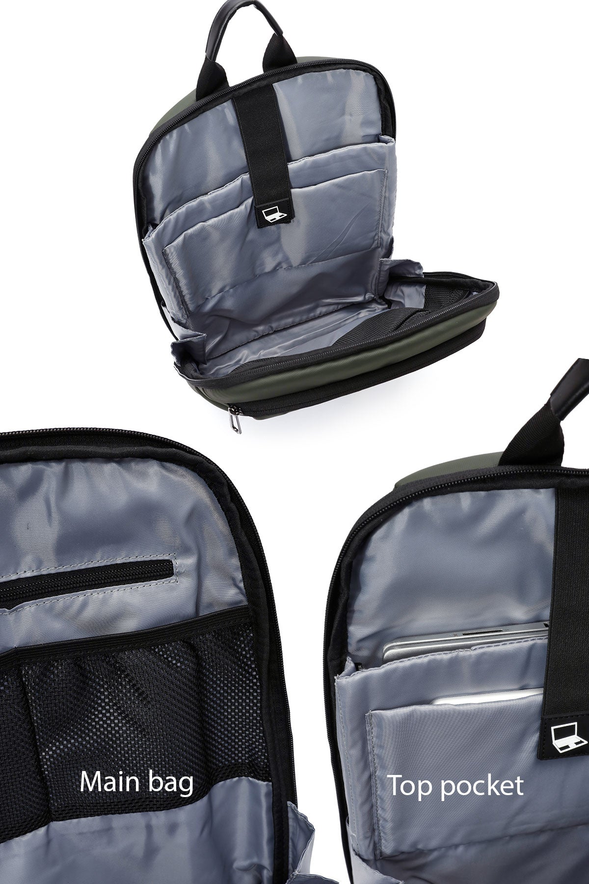 D-pack Erkek Yeşil Kumaş Sırt Çantası