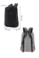 D-pack Erkek Siyah Teknolojik Hardcase Sırt Çantası