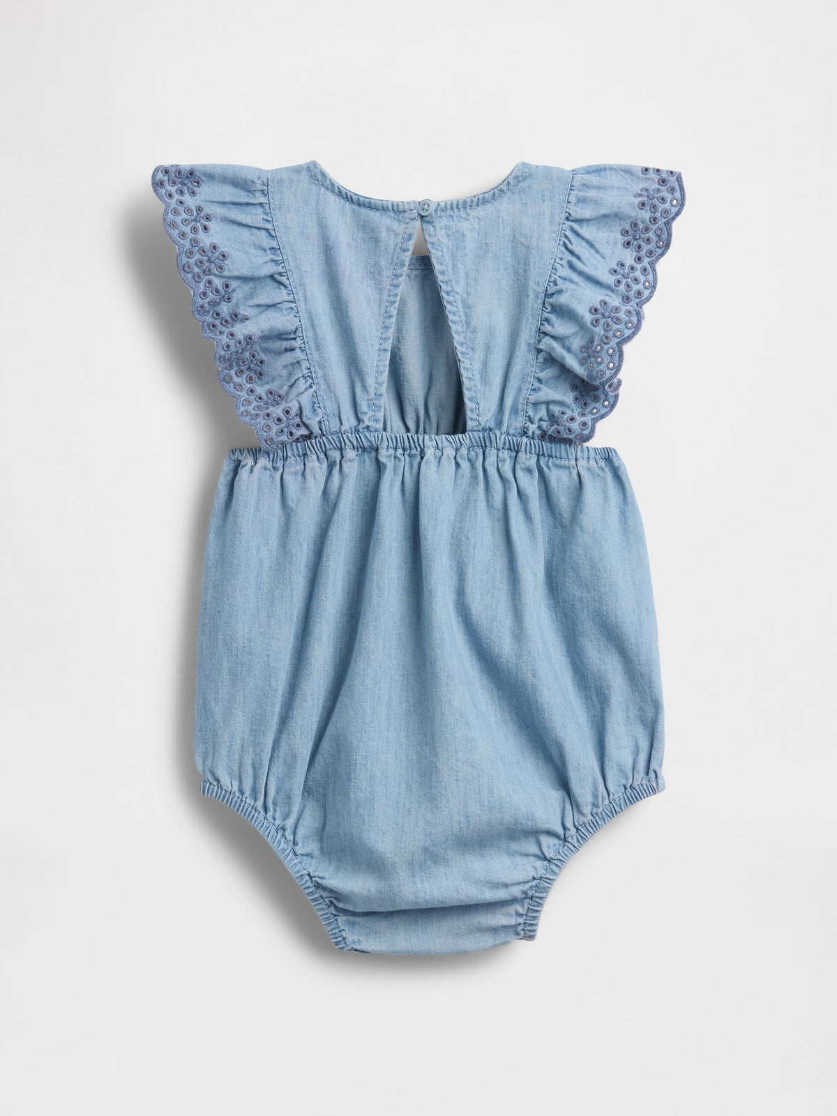 Mavi Eyelet Denim Tulum