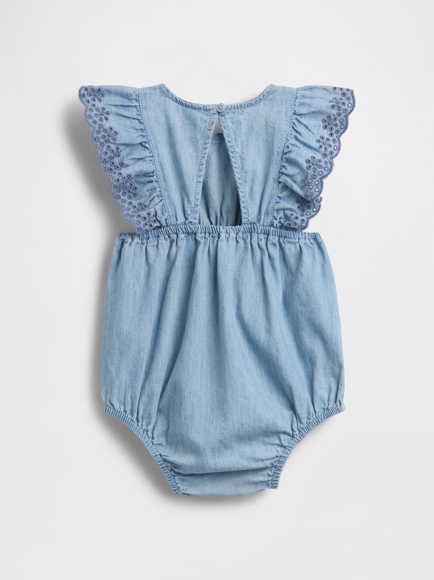 Mavi Eyelet Denim Tulum