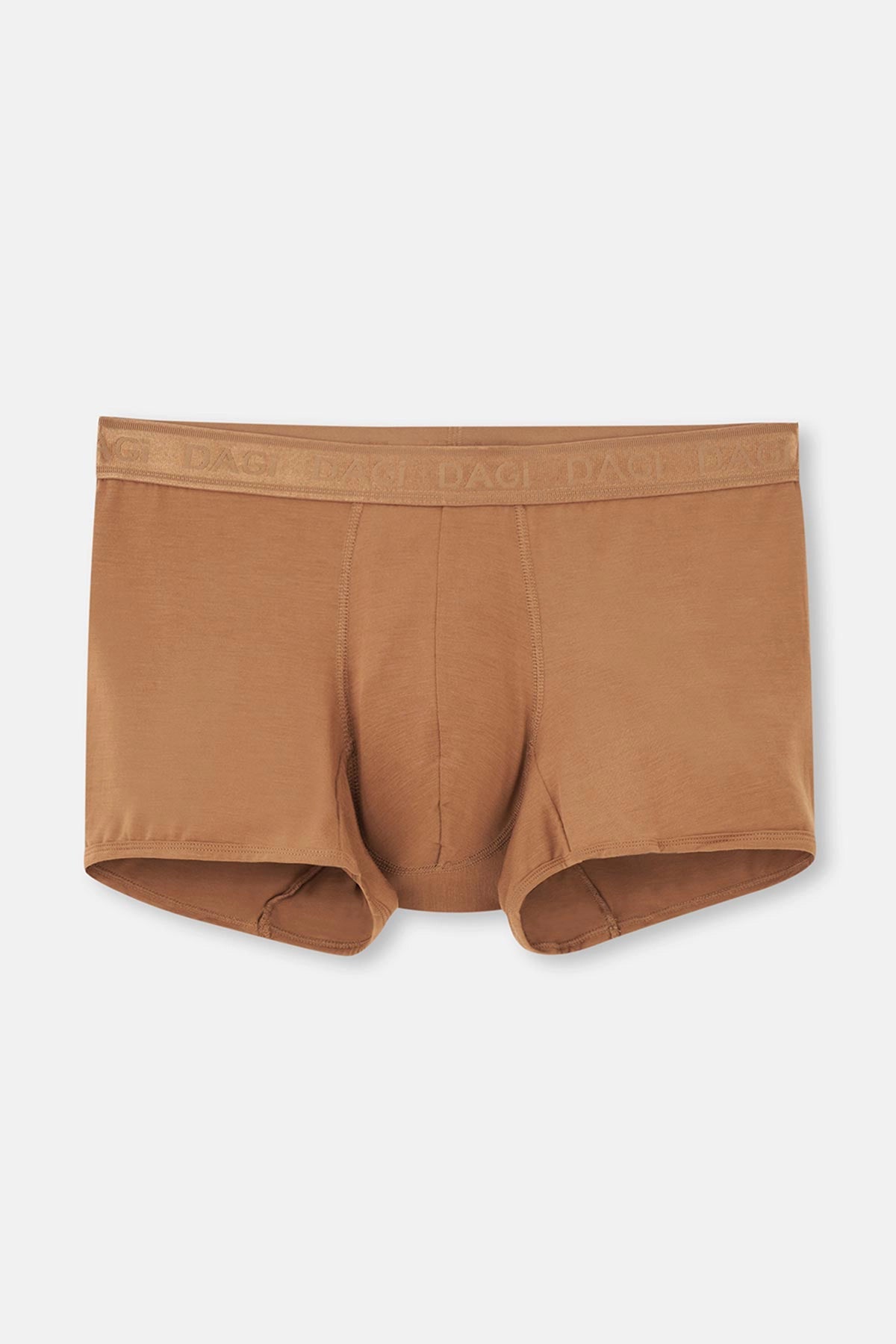 Açık Kahve-lacivert 3'lü Desenli Micro Modal Boxer