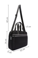 D-pack Erkek Siyah Uzun Askılı Kumaş Evrak Çantası