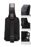 D-pack Erkek Siyah Kumaş Çapraz Çanta